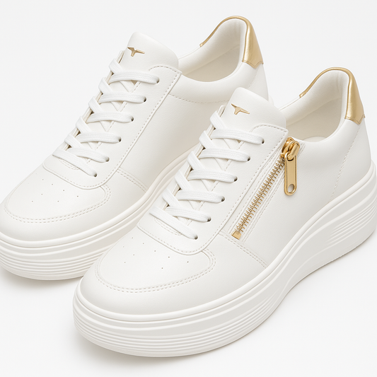 Casual Sneakers with Zipper
