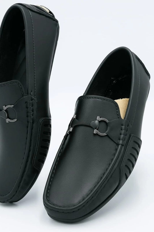 Classic Black Loafers For Men