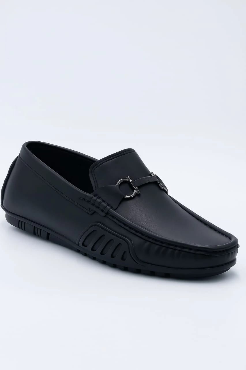 Classic Black Loafers For Men